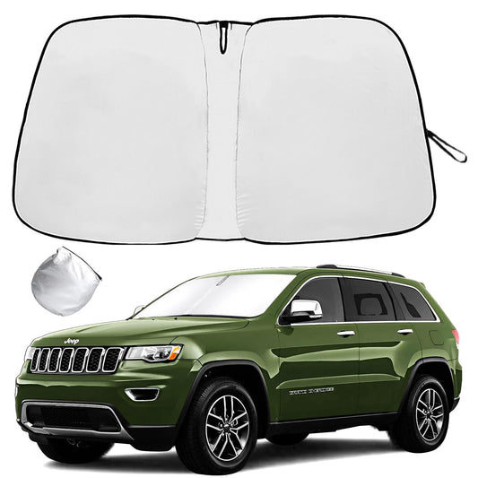 Suitable for 2014-2024 for Jeep Grand Cherokee windshield sunshade heat UV block cover - n