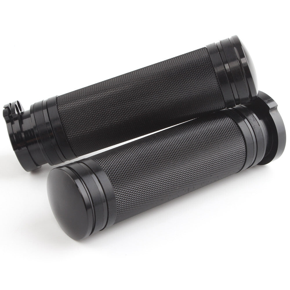 1-inch black handlebars for motorcycles compatible with for Harley Touring models. n