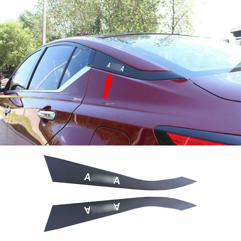 for Nissan Altima Teana 2019-2022 Carbon Fiber D-Pillar Sticker Protection Trim