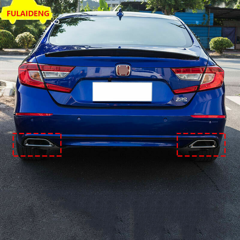 for Honda Accord 2018-21 Exhaust Muffler Tail Pipe Tip Tailpipe Modified upgrade