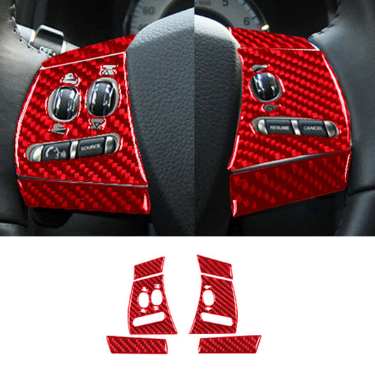 Carbon Fiber Dashboard Air Vent Outlet Cover Trim for Mazda MX-5 Miata 2009-2015 v