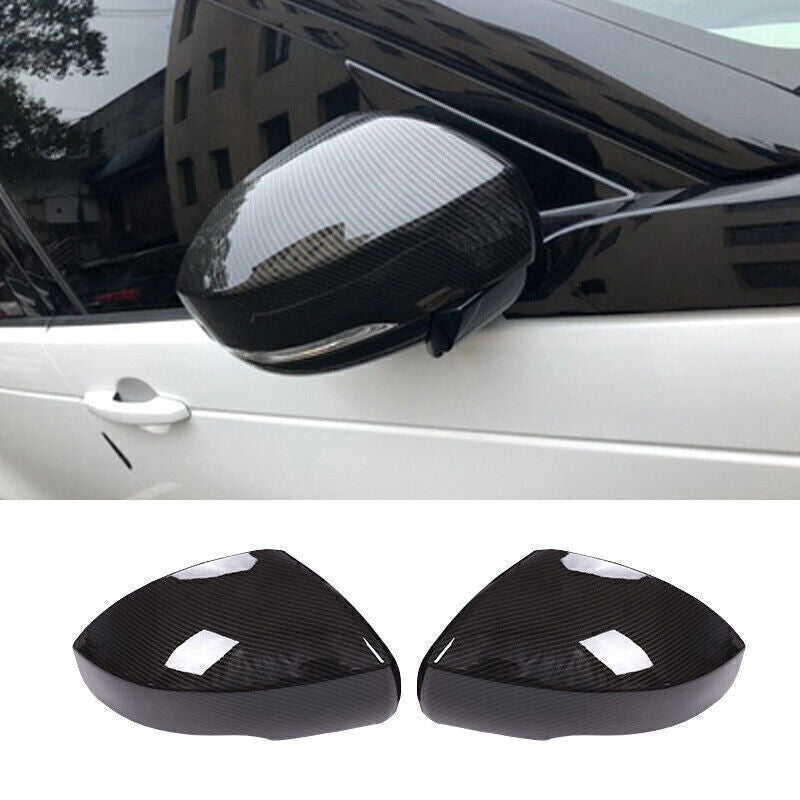 2P for Range Rover L405 13-22 Carbon Fiber ABS Rear View Side Mirror Cover Trims