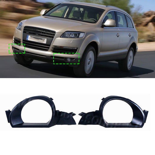 Pre-Facelift for Audi Q7 2007-2009: Front bumper fog light cover trim.