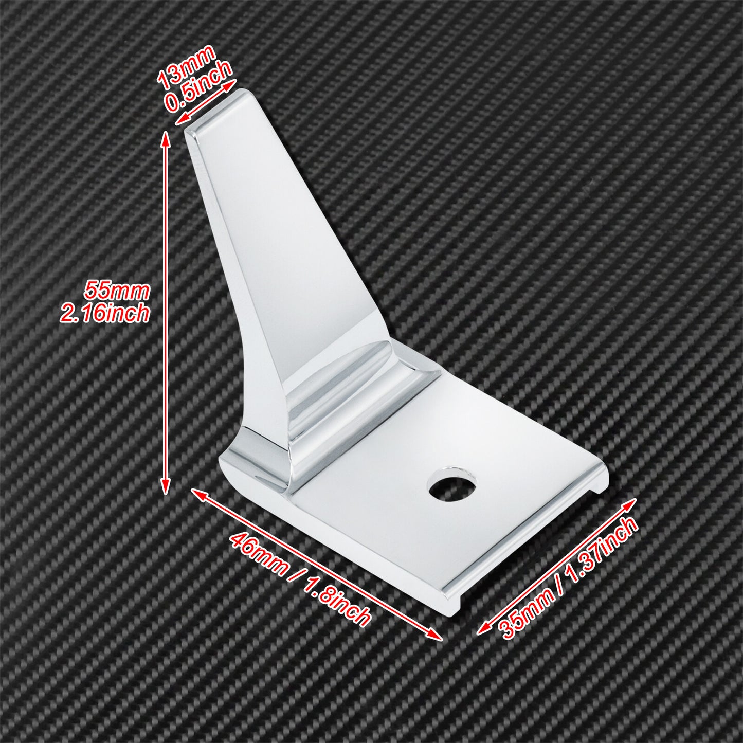 Motorcycle Chrome Stand Kickstand Extension Fit for Harley Softail Fat Boy 07-17 Q