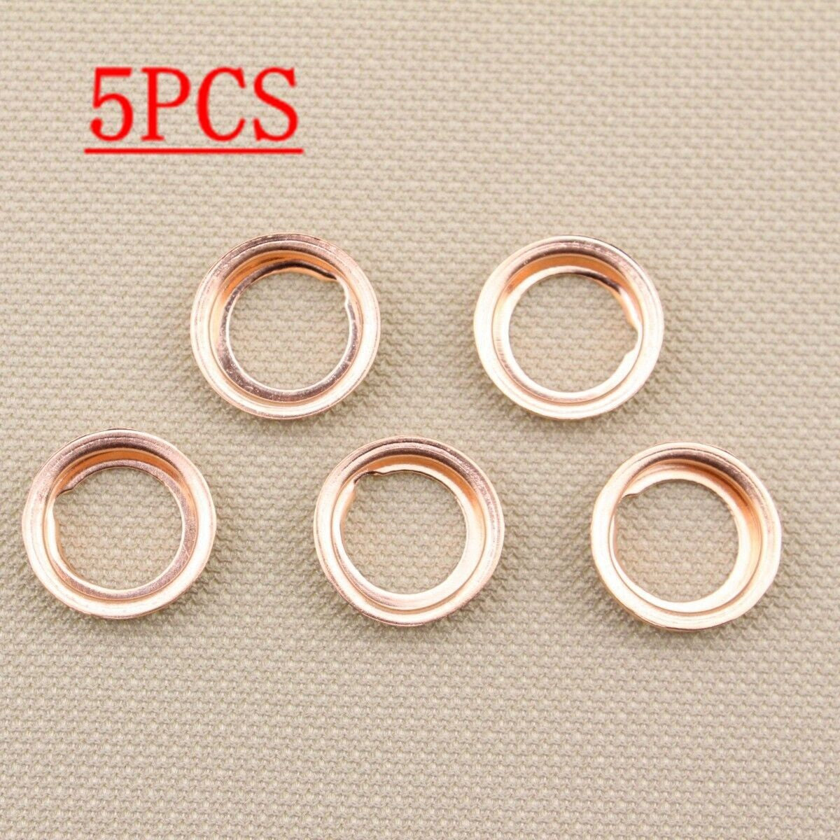 Crush oil drain plug, stone washer gasket for Nissan Infinit 1102601M02, 5 pieces