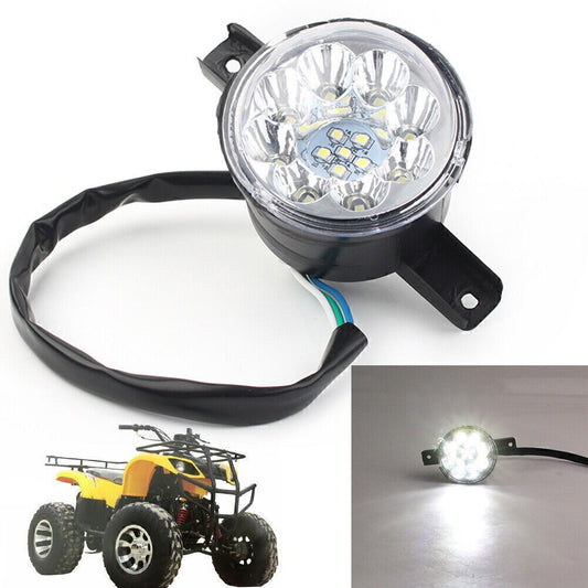 LED Headlight ATV Quad 110CC 125CC 150cc Taotao Coolster Peace Utility 3 wire