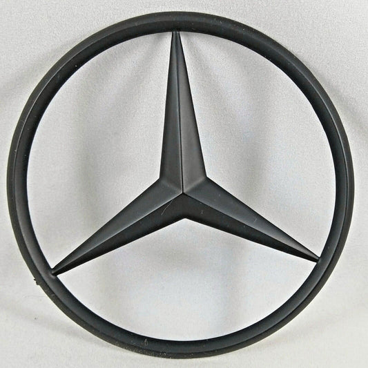 New For AMG Matte black Star Trunk Emblem Badge 90mm