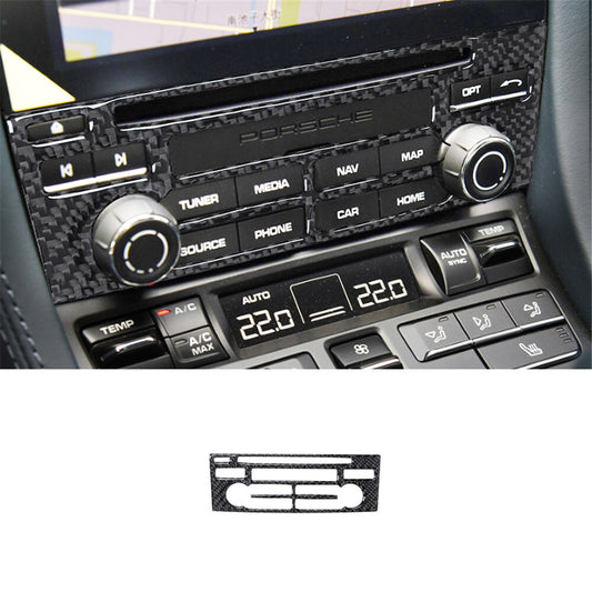 Carbon Fiber Gear Shift Panel Decorative Cover Trim For 4Runner 2010-2020 v