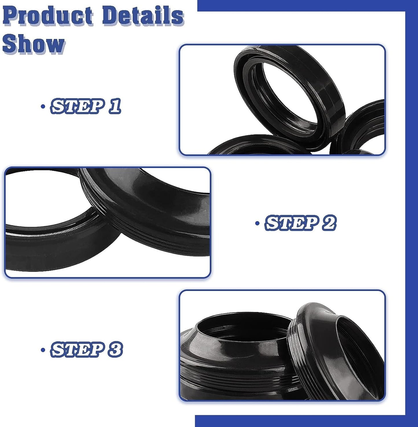 OilDust Seal for Honda CB550SC CB550 SC Nighthawk 550 1982 1983/CB650 SC 1982