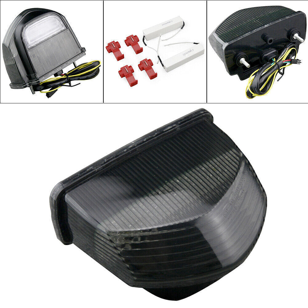 Integrated Turn Signals LED Tail Light Smoke fit for Honda CBR 600RR 2007-2011 Motor Q
