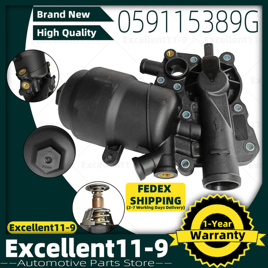 3.0T Oil Filter Housing #059115389G Oil Filter Protective Cover for Touareg, for Audi A4, A6, for A8 , Q- n