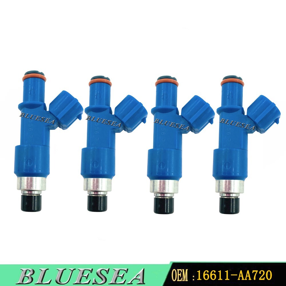 4pcs New Fuel Injector 565cc 16611-AA720 for Subaru WRX STI Legacy GT 2.5L 4L