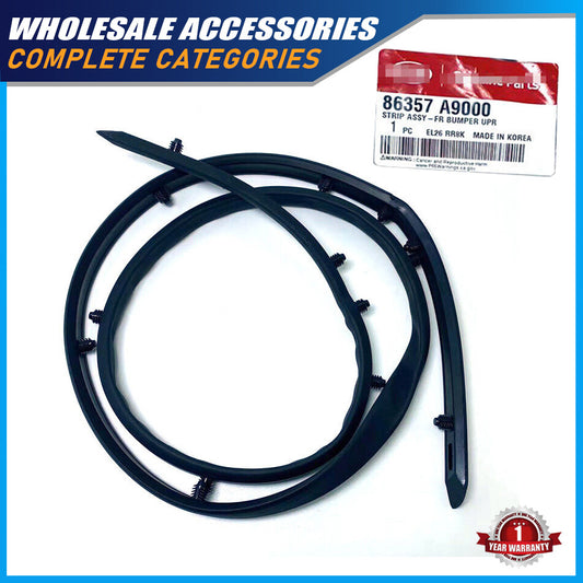 Front bumper cover seal strip, sight cover, rubber trim for 2015-2020 Sedona