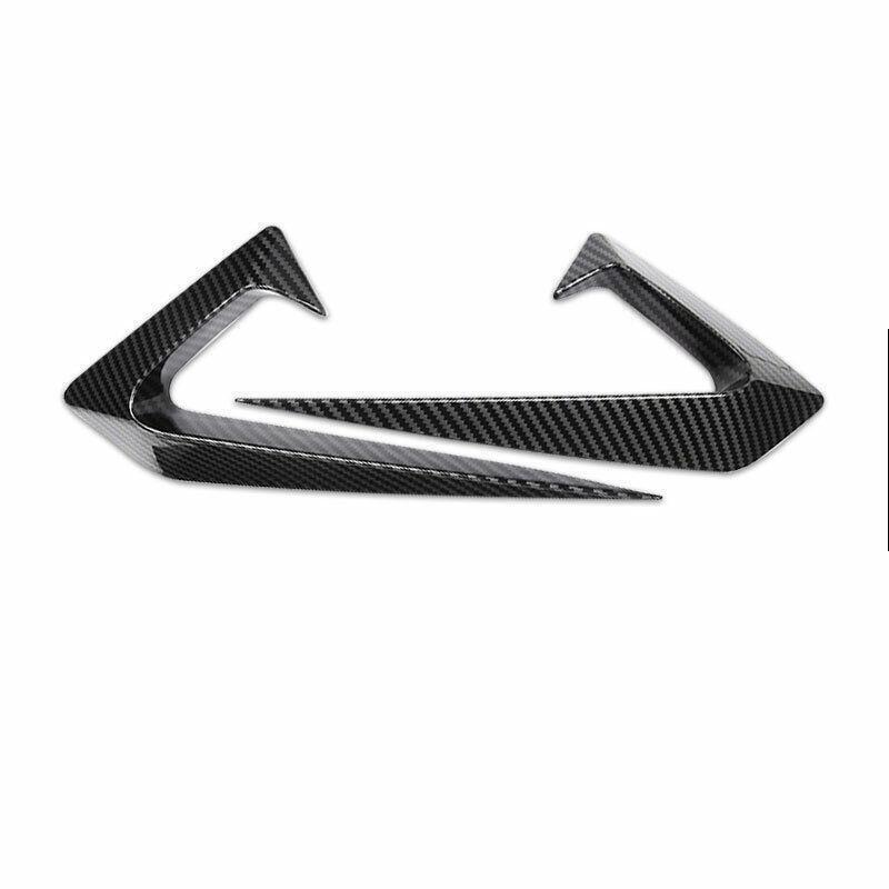 Fit For Model 3 2019-2023 Carbon ABS Side Camera Spoiler Strip Trim 2pcs n