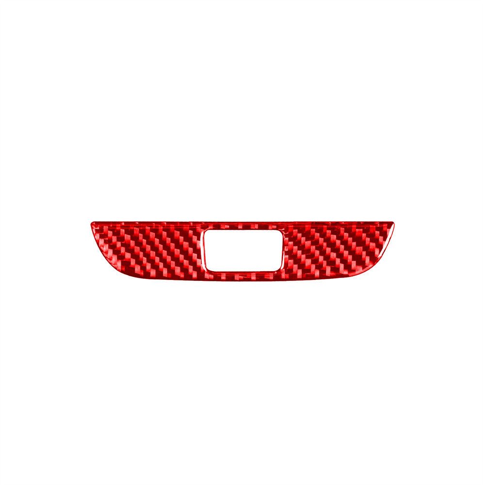 Red Carbon Fiber Emergency Double Flash Button Panel Trim For Luxus GS 2006-2011