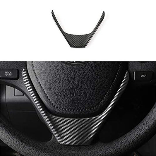 1PCS Car Console Steering Wheel Cover Trim Plastic for Toyota for Corolla 2014-2018 Q