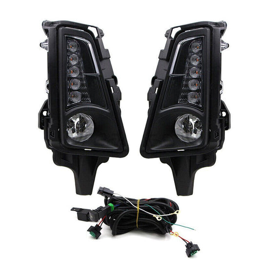 Pair LED DRL Daytime Running Light Fog Lamp For 2019-2021 for Toyota Hiace Commuter