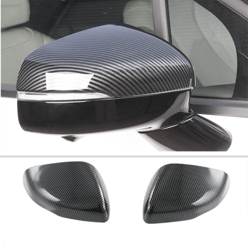 for Kia Sorento 2021-2023 Carbon Fiber Side Rearview Door Mirror Cover Trims ABS