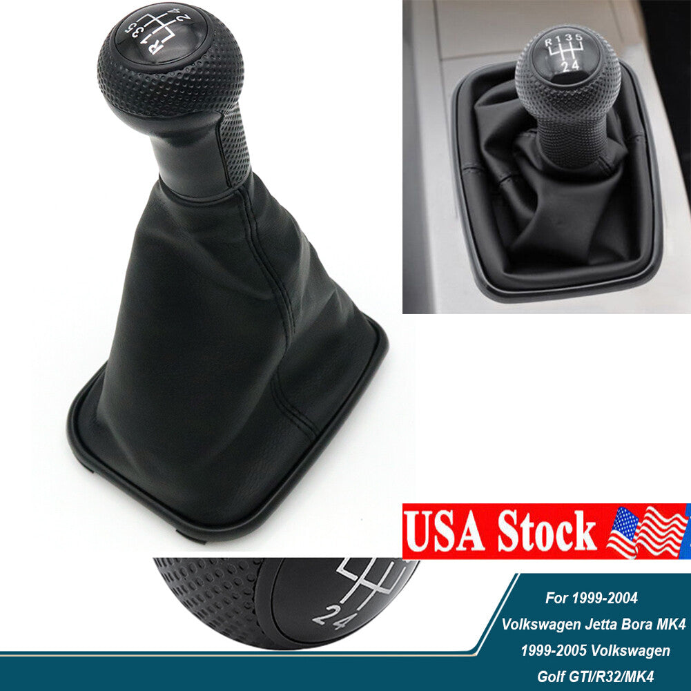 Fit for VW for Golf for Bora for Jetta MK4 GTi R32 99-05 5 Speed Gear Shift Knob Gaitor Boot Q
