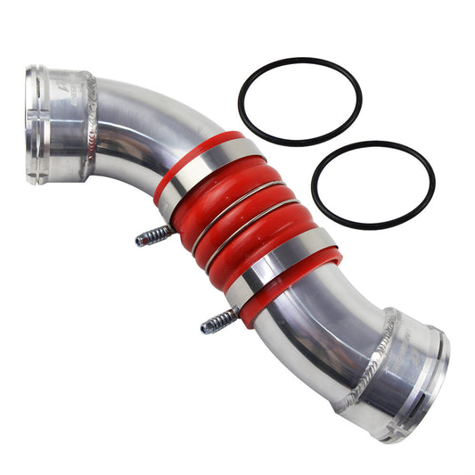 Cold-Side Intercooler Pipe Boot Kit For 06-10 for Chevy for GMC Duramax 6.6L Red