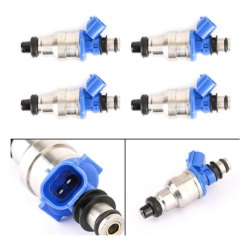 4Pcs Fuel injectors fit for 195500-1970 1990-1993 for Mazda Miata 1.6L