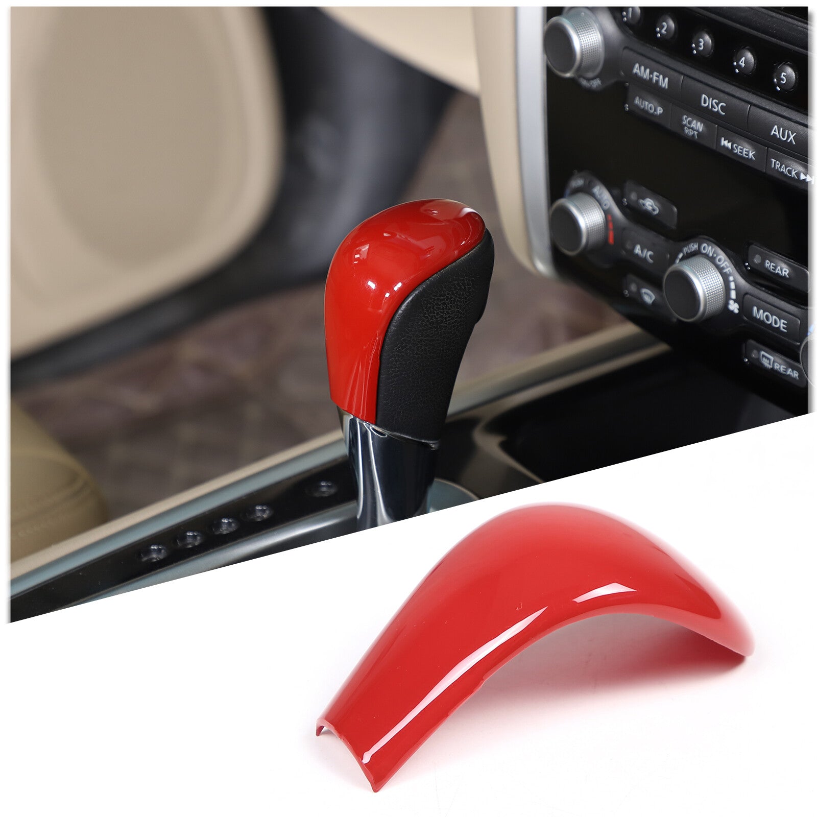 Red Carbon Inner Door Kick Plate Cover Trim Sticker for Corvette C8 2020-23- v