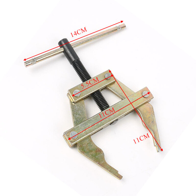 1-piece motorcycle/bicycle chain drive clamp, link puller, bracket, and connection tool kit n