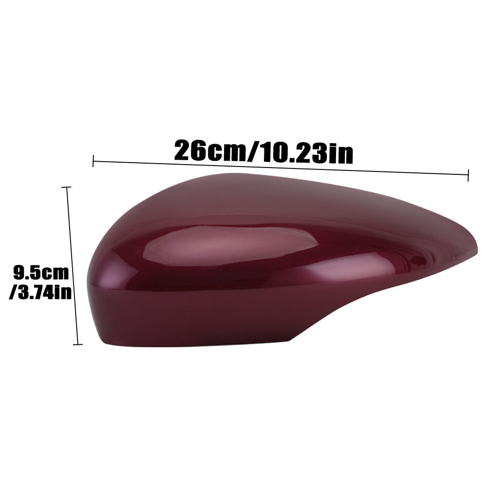 2¡ÁF¨¹r for Ford Fiesta MK7 2009-2017 Aussenspiegel Spiegelkappe Abdeckung Violett Rot
