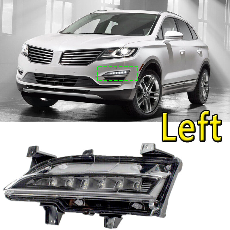 Left side Daytime running lights Fog Light LED for Lincoln MKC 2014 2015-2018
