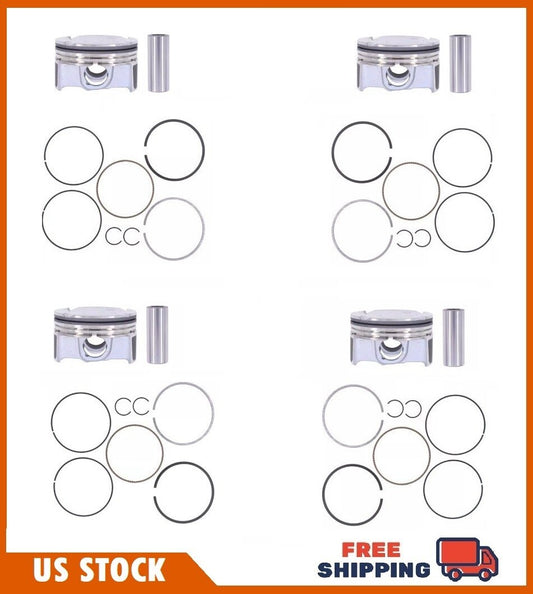 4 Pcs +0.50mm STD-AA Piston  Ring Kits 23041-2BCA0 Fits for Hyundai for Kia 1.6L 14-20