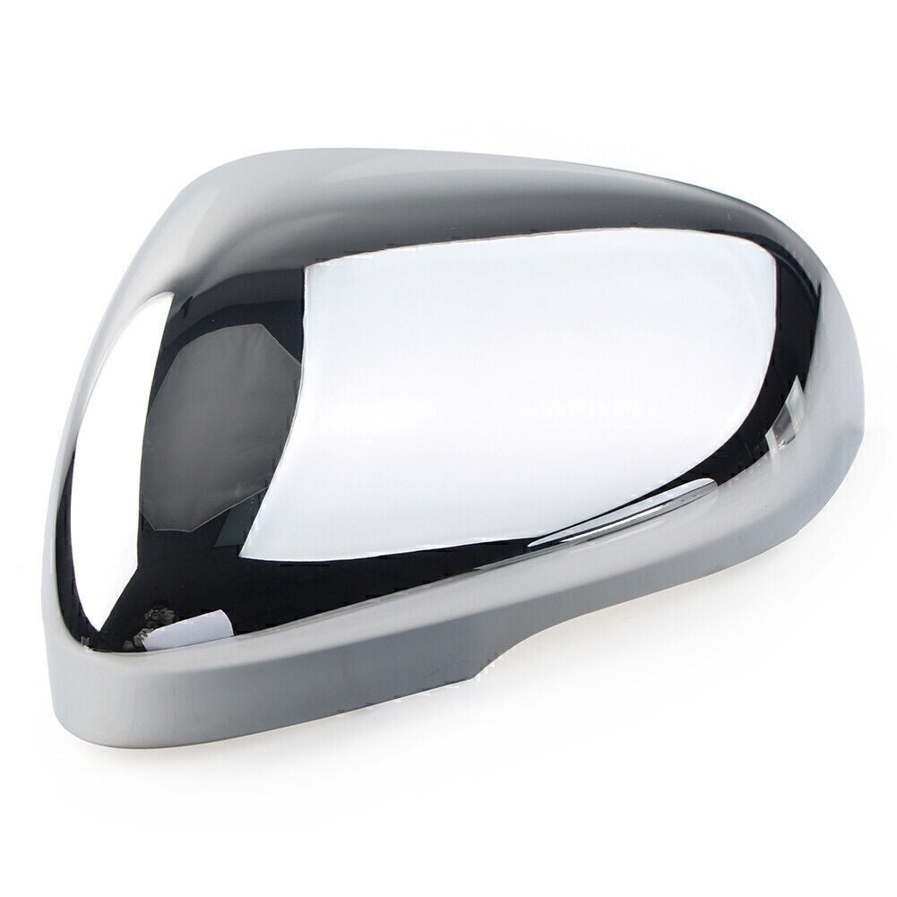 1x Left Side View Mirror Cover Cap Chrome Fit for Jaguar XF XFR XFR-S XJ XE XKR-S Q