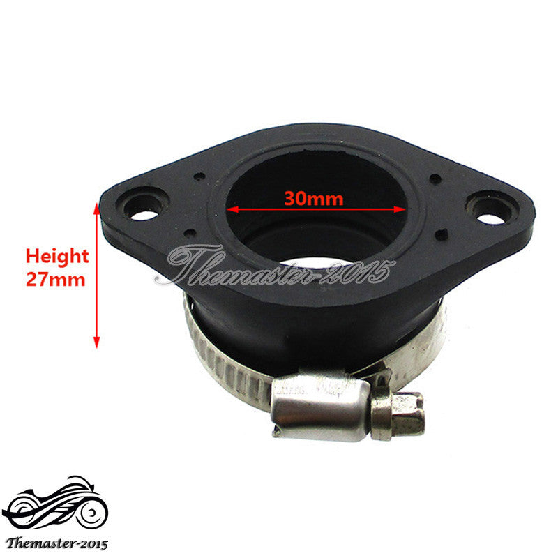 Carb Intake Adapter Boot Rubber Pipe Flange For Zongshen 2V 190cc Pit Dirt Bike Q