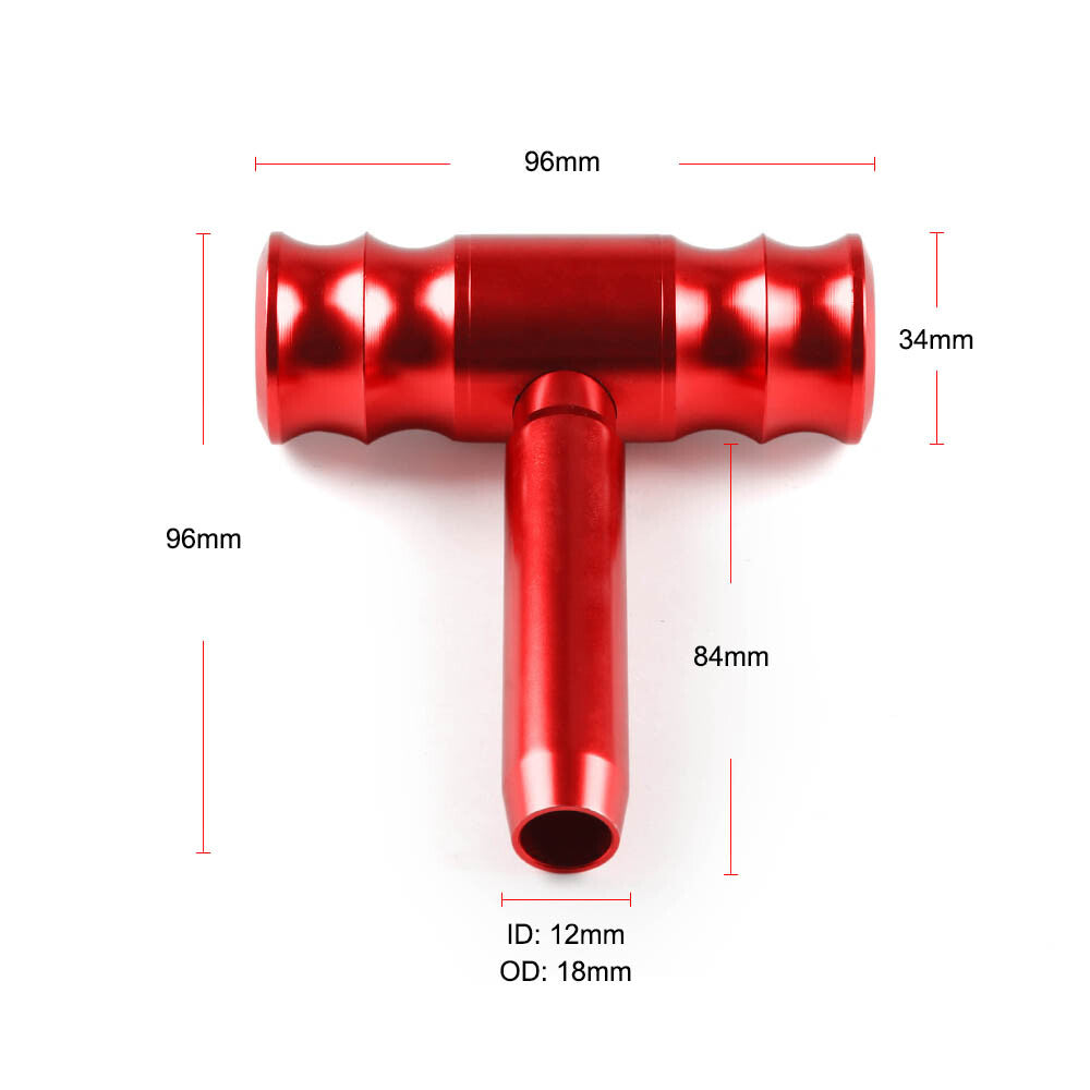 Car Shift Knob Aircraft Joystick Transmission Racing Gear Shifter Red
