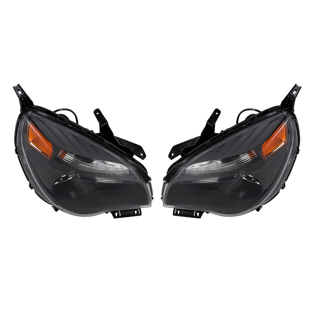Suitable for 11-15 Equinox headlight assembly LH + right-hand halogen with lens - n