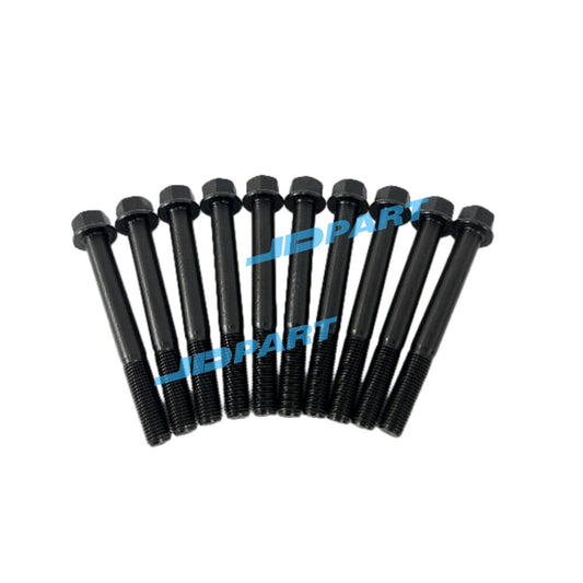 10-piece Z851 cylinder head bolts for engine spare parts.
