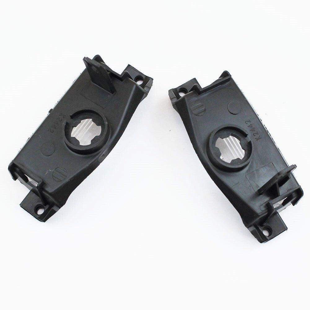2Pcs License Plate Light Rear Bumper Lamp Housing Cover for Mazda 2 3 09-13 Q