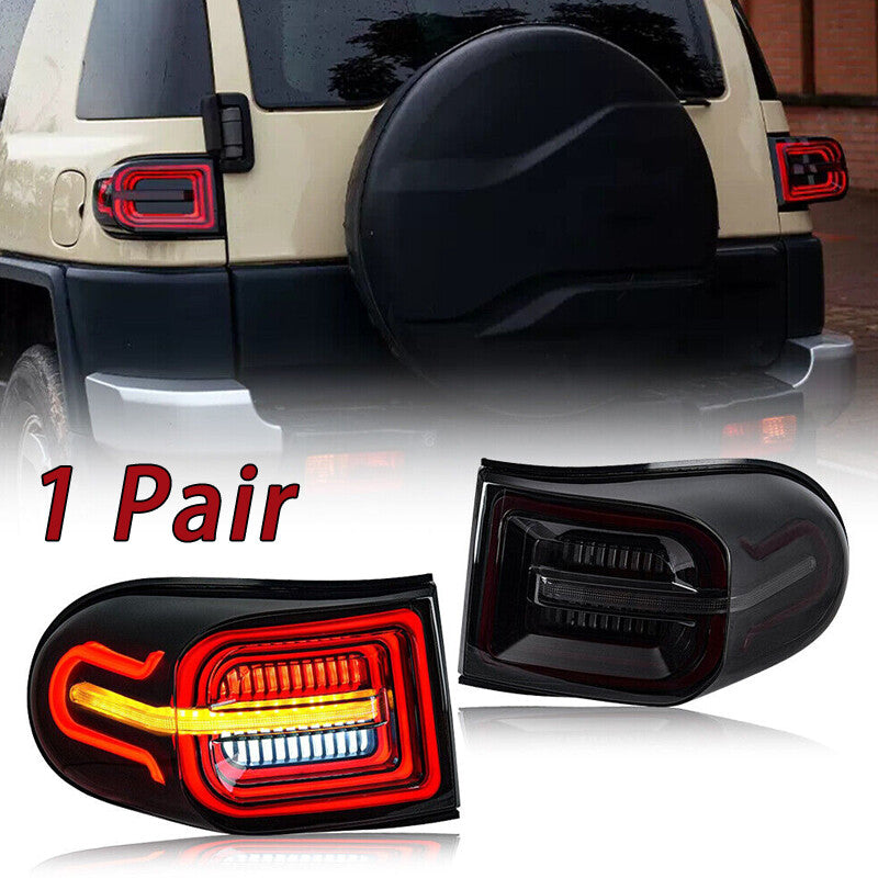 Taillights with LED assembly smoke for Toyota FJ Cruiser 2006-2020 (pair of taillights)