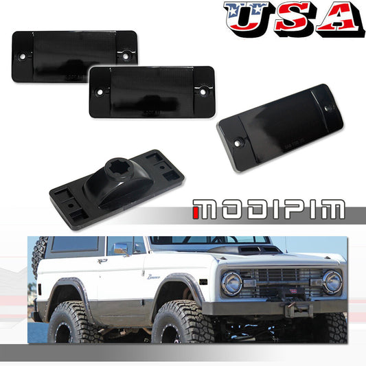 Suitable for 70-77 for Mustang 69-72 F front and rear fender side marker lights- v