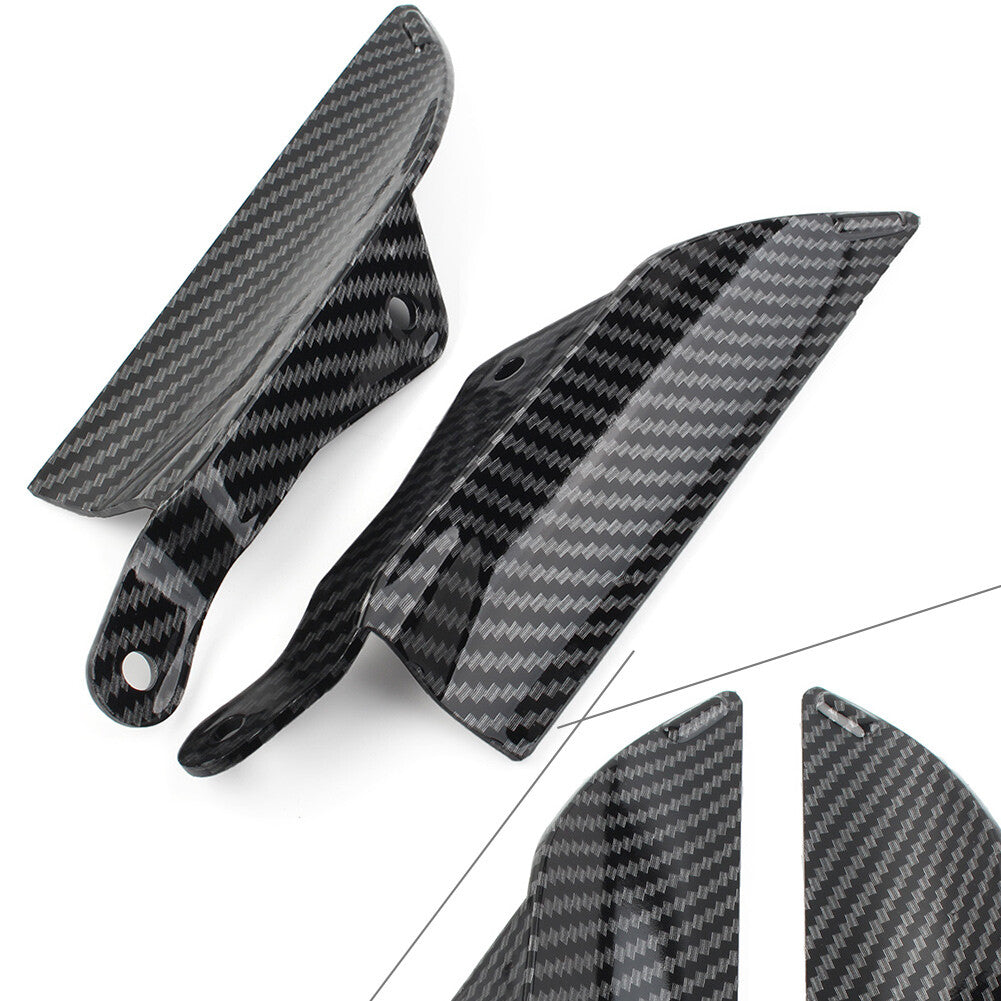 Fit Daytona 675 2006-2012 Front Headlight Side Fairing Cowl Carbon Fiber
