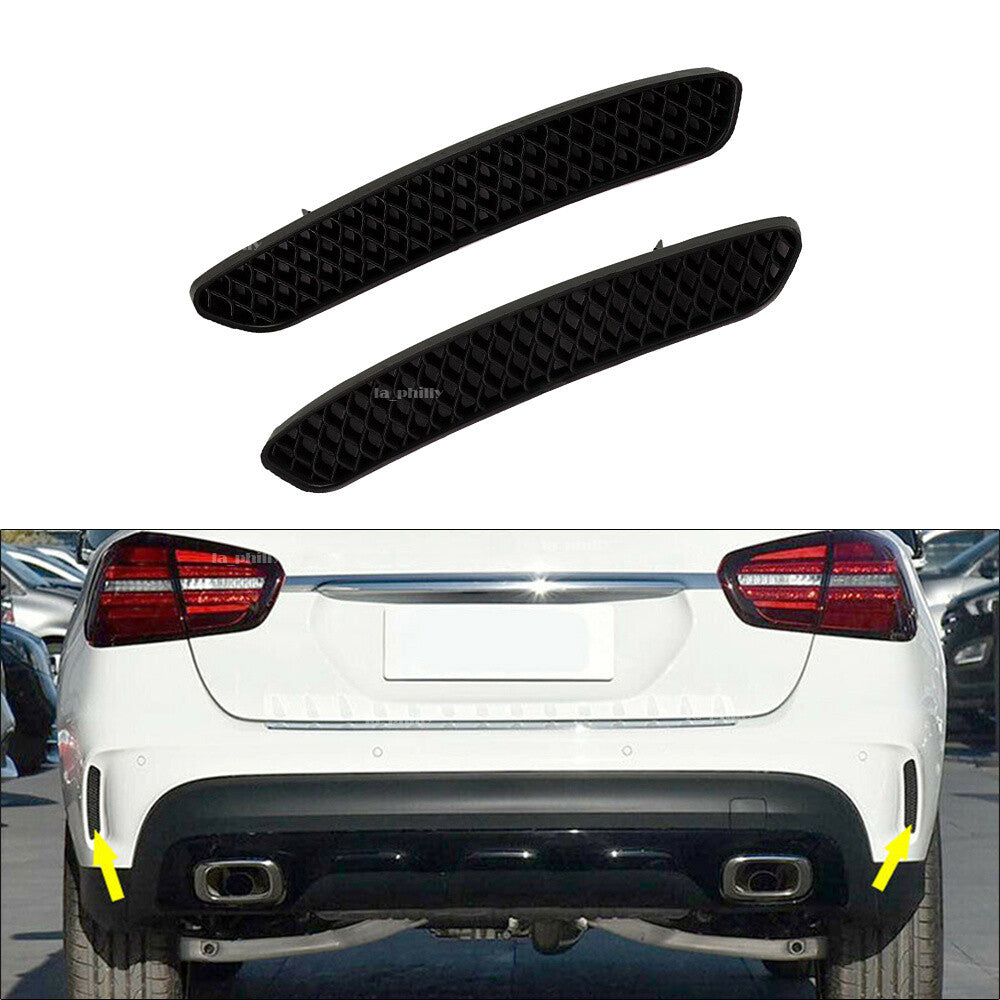 Rear RL Bumper Side Cover Grill for Mercedes for Benz 15-19 GLA250 15-19 GLA45 AMG Q