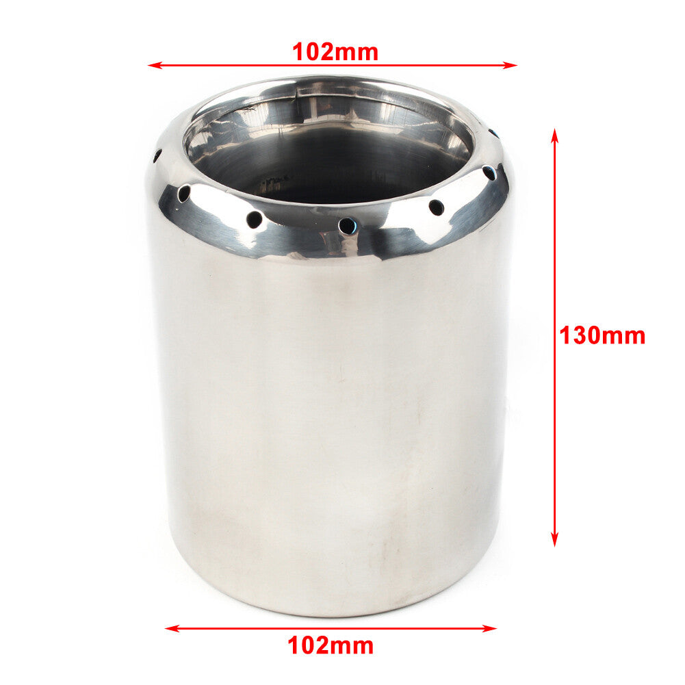 Car Exhaust Muffler Tip Tail Pipe Trim Chrome Fit for Honda CRV CR-V 2003-2011 Q