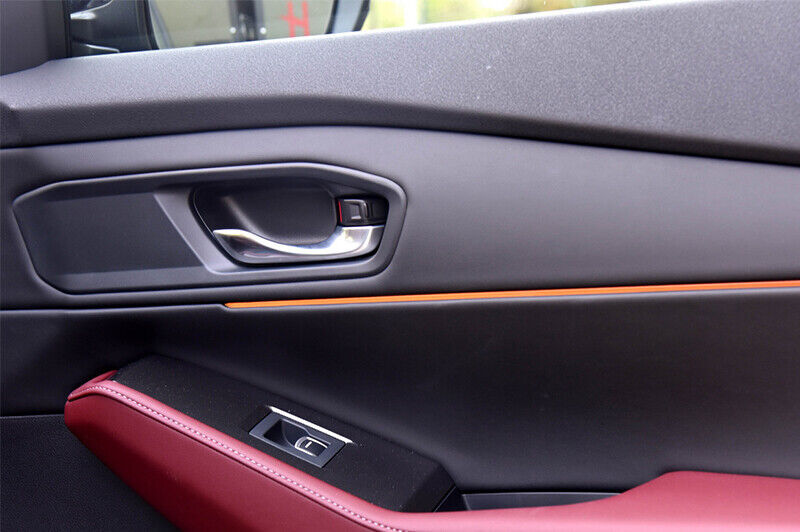 4Pcs Carbon Fiber Inner Door Handle Cover Trim 4pcs for Honda Accord 11th 2023+