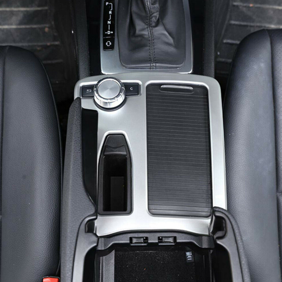 Carbon Fiber Center Handle Dashboard Cover for C-Class W204 10-13- v
