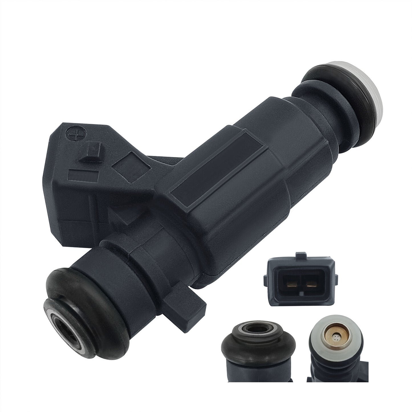 4pc Black Color Four Holes Fuel injector Nozzle 0280156207 for Chery Tiggo for Geely v