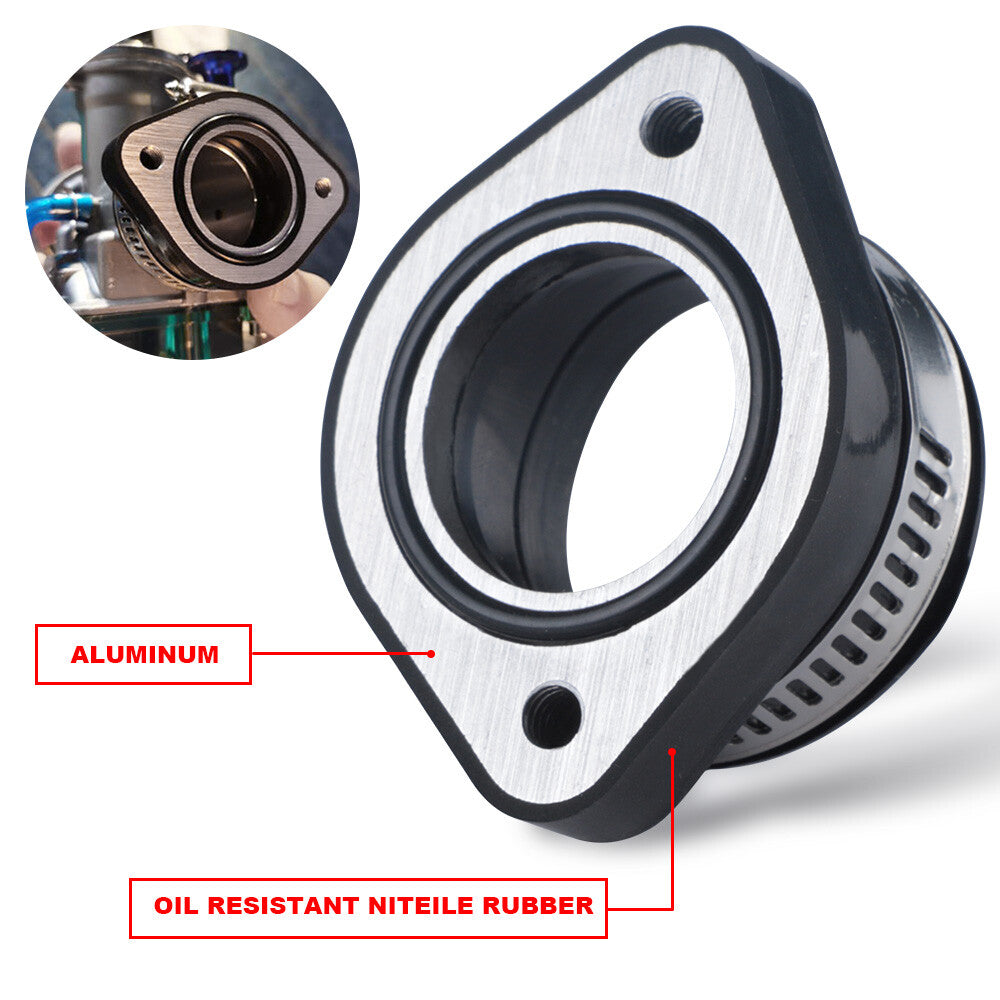 Flange Adapter Carb Manifold Intake Boot For Dirt Bike PWK 28mm 30mm Carburetor Q