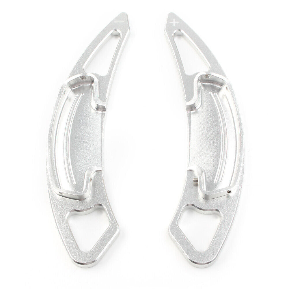 2pcs Paddle Shifters Extensions Trim Silver for Honda Accord 2013-2019 Car