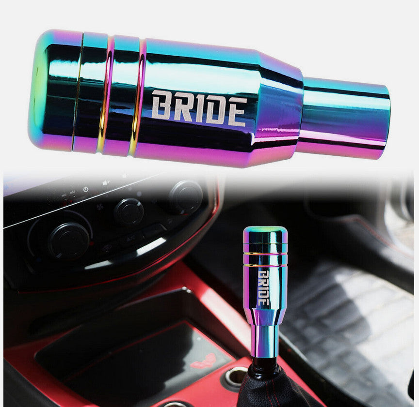 Car Gear Shift Knob Boot Racing Transmission Protective Cover, Mugen Black Carbon, Suitable for Mitsubishi