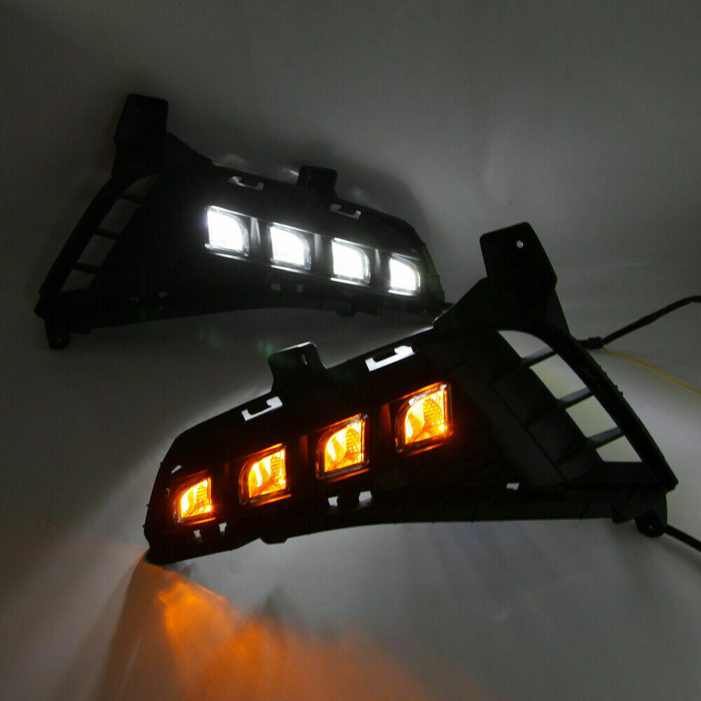 for Hyundai Sonata 2022 LED Driving Lights Front Bumper Fog Lights cover n