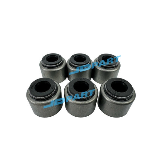 6-piece set of valve oil seals for Shibaura S753 engine spare parts -