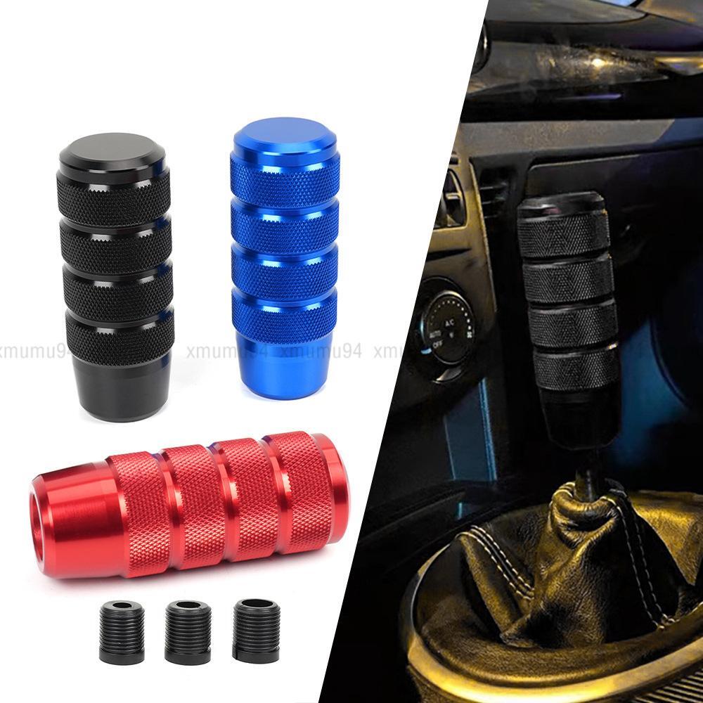 Universal JDM Black Aluminum Manual Gear Stick Shift Knob Shifter Lever Heads Q